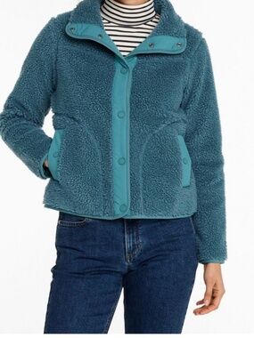 Women's L.L. Bean Sherpa Fleece Jacket, Size S